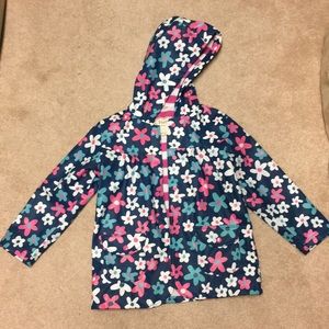 Hatley fleece-lined rain coat size 6
